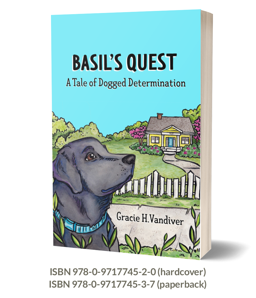 Basil's Quest Cover Mockup © Gracie H Vandiver